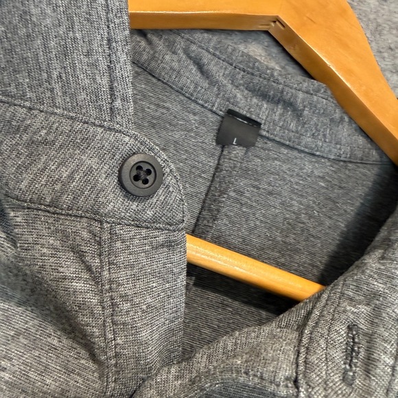 Lululemon Golf Polo Shirt Mens Large Slim Casual Button Performance Tee Summer - Picture 6 of 12